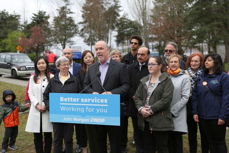 John Horgan, Burnaby Hospital