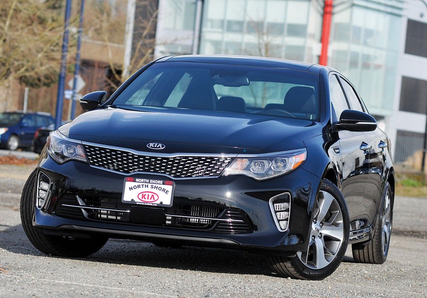 The Kia Optima is a solid choice for those wishing for top-notch safety, reliability, and a smooth ride for a reasonable price. It may not be the most exciting mid-size sedan on the market but it’s a solid choice in this highly competitive class. It is available at North Shore Kia in North Vancouver. photo Paul McGrath, North Shore News