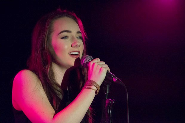Trista-Monet Lang was the senior age category winner at the Delta Idol finals Friday at the Tsawwassen Arts Centre.