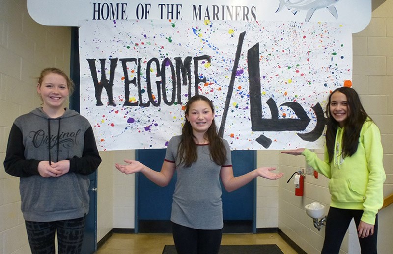 Refugee students