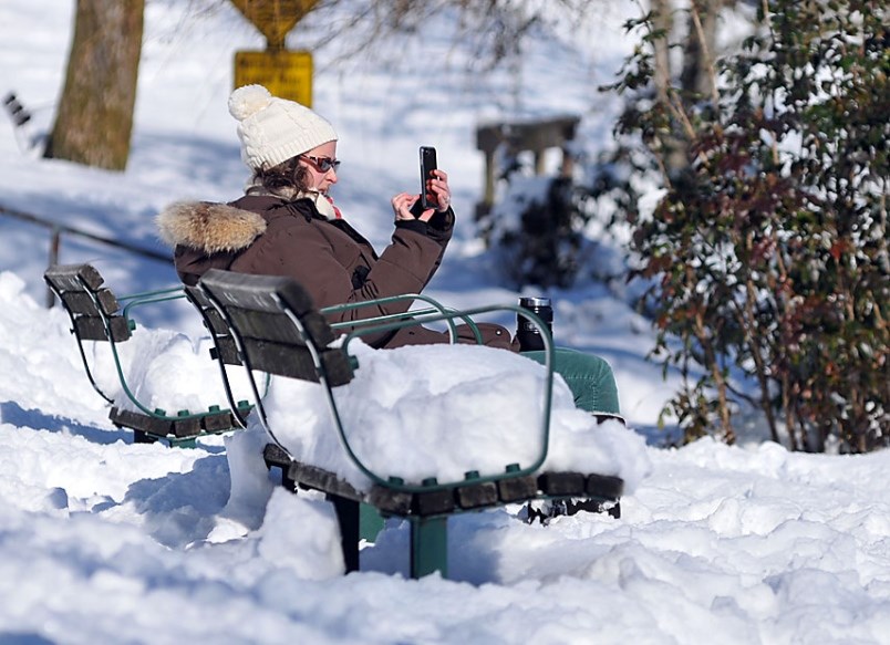 Snow was the star of the show following the latest winter storm on the North Shore. photo Paul McGrath, North Shore News