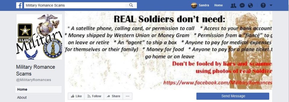 2017 military scams Military Romance