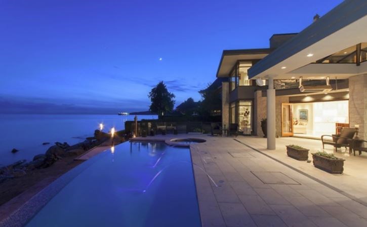 West Van oceanfront $20m pool ocean