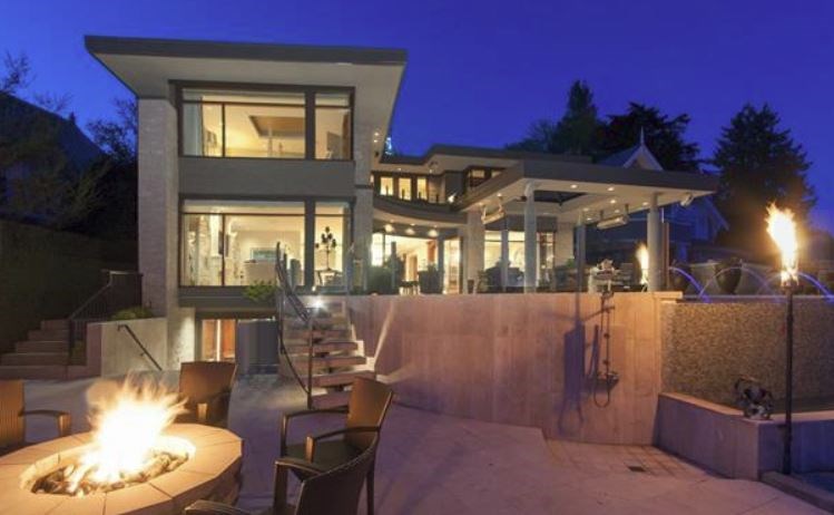 West Van oceanfront $20m firepit