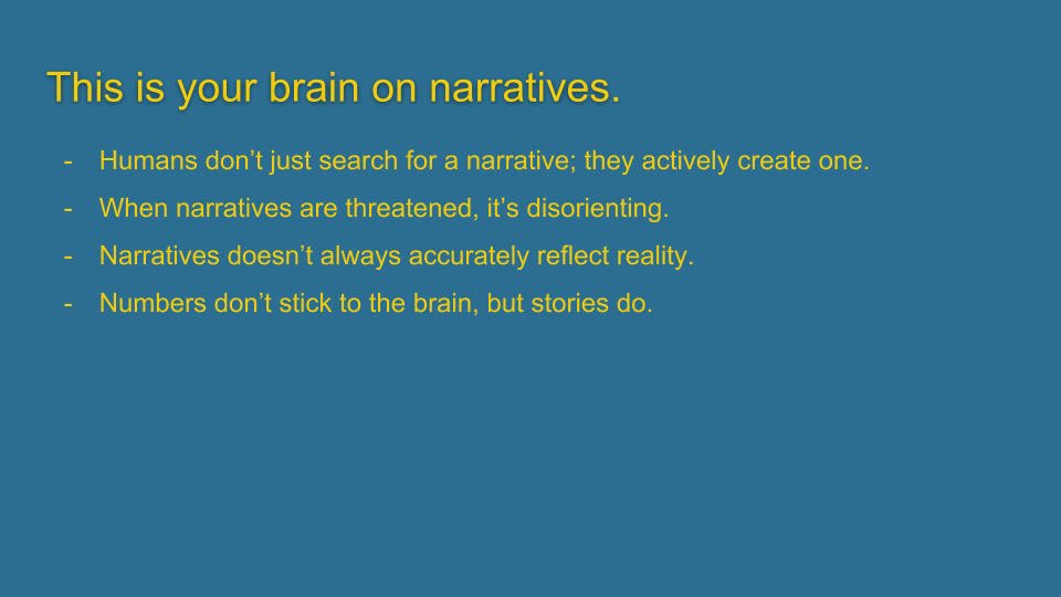 VANHAC - Why Narratives Still Matter - Slide 6