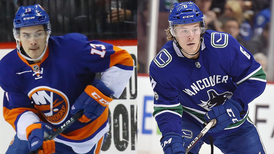 Mathew Barzal and Brock Boeser