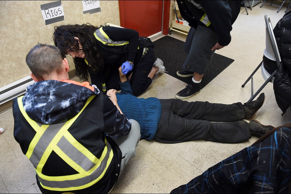 The BC Coroners Service released statistics Tuesday showing 125 people died of a suspected drug overdose in B.C. in January. Photo Dan Toulgoet