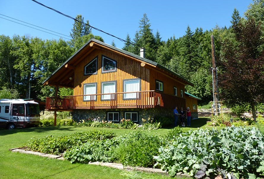 manufacturing log home