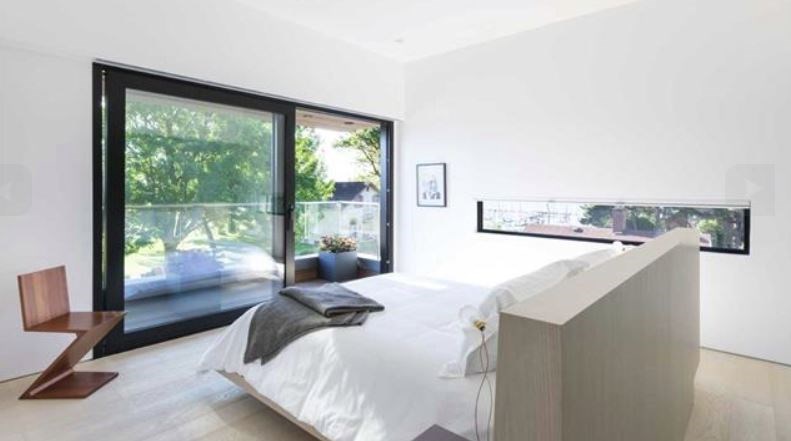 Point Grey cube house bedroom