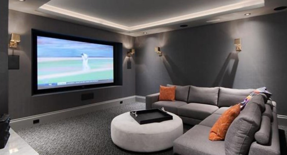 West Van palatial home theatre