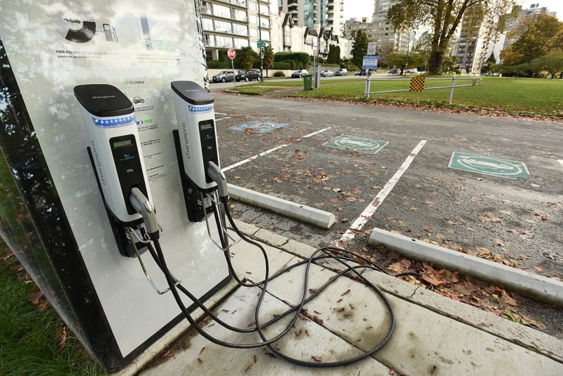 In January, the Vancouver Park Board approved installing electric vehicle charging stations at three