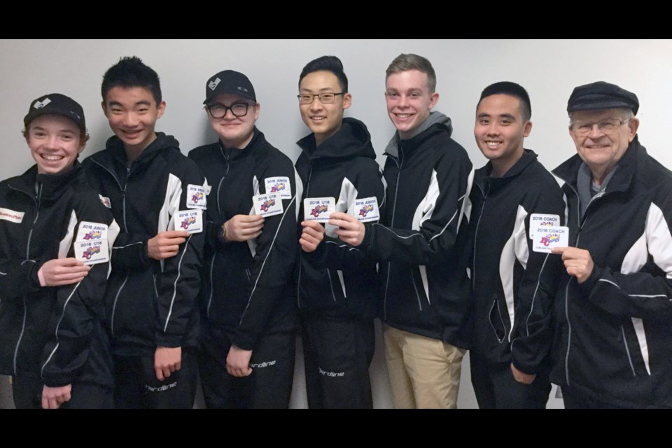 Team Tao features skip Johnson Tao, third Connor Deane, second David Loken, lead Michael Nunn, fifth Jay Hou, and coaches Paul Hazell and Cody Tanaka.