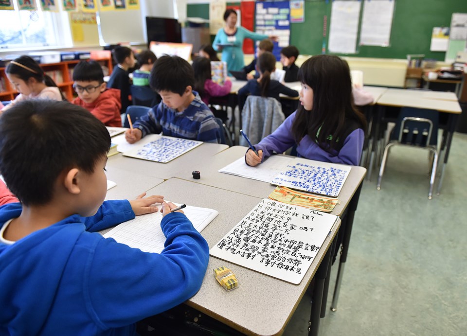 Norquay elementary’s Early Mandarin Bilingual Program blends Mandarin and English instruction for ki