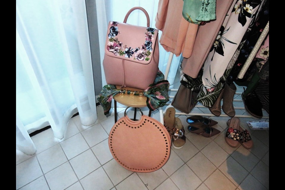 These pink bags from Winners and Marshalls add a pop of colour and sophistication to any look. Photo Sandra Thomas
