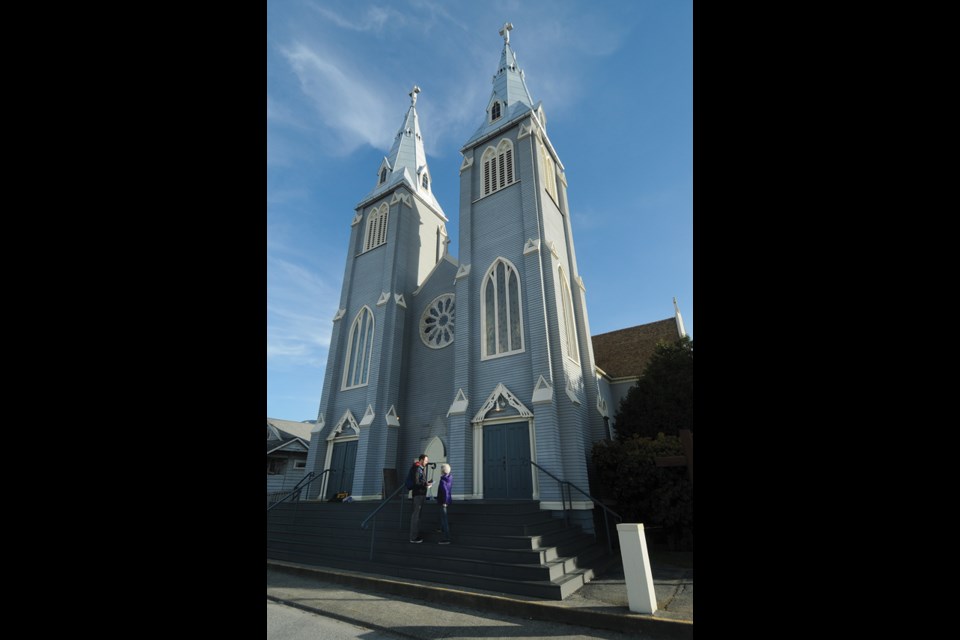 The iconic twin spires of St. Paul's went up in 1909. photo Mike Wakefield, North Shore News