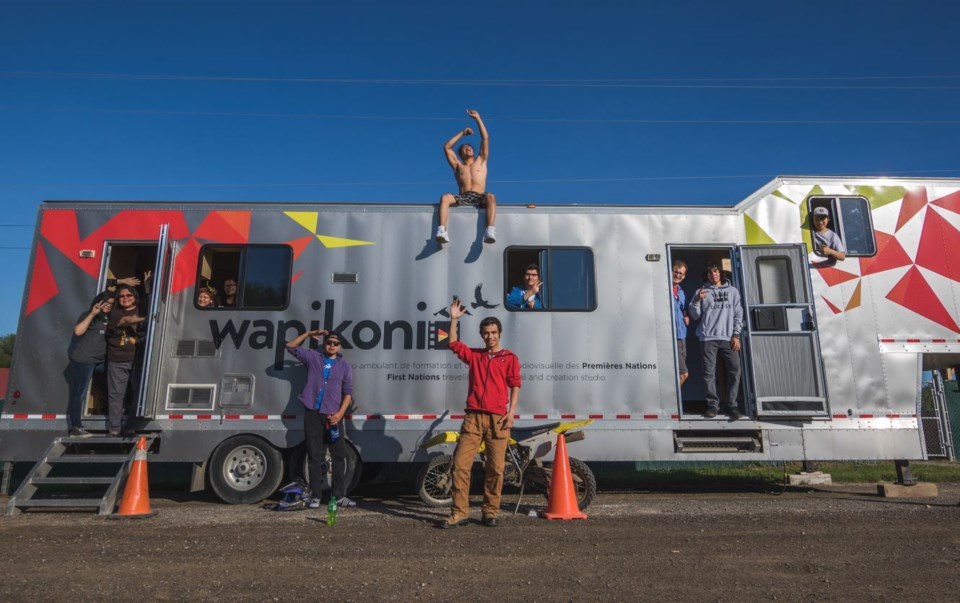 The “mobile†in Wapikoni Mobile refers to the three travelling audio-visual studios that carry camer