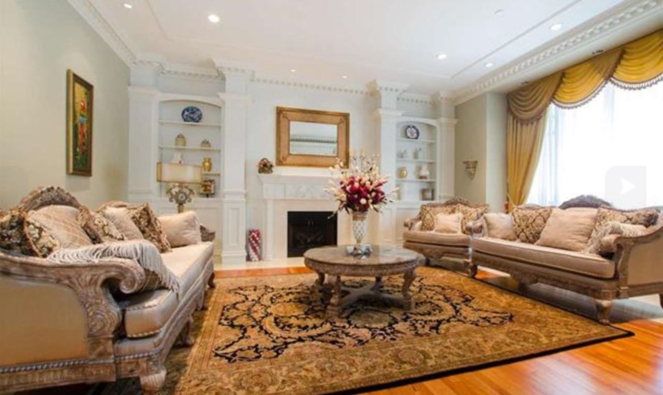 Shaughnessy $24.8 million listing living room
