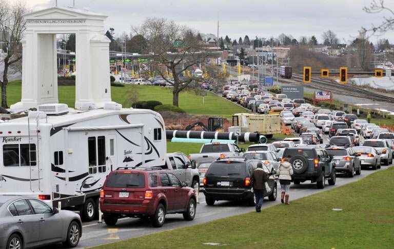 Peace Arch border