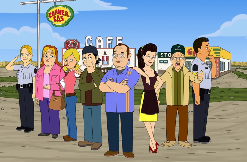 Corner Gas animated cast