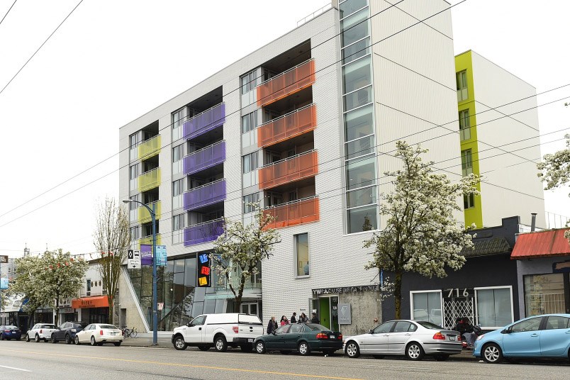 Strathcona library and housing