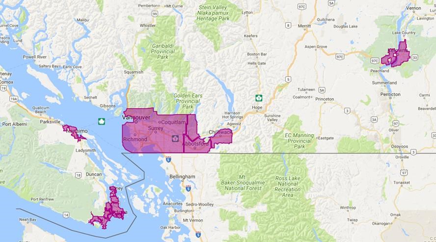 Map - Speculation Tax Details, March 26, 2018