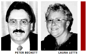 Peter Beckett and Laura Letts-Beckett