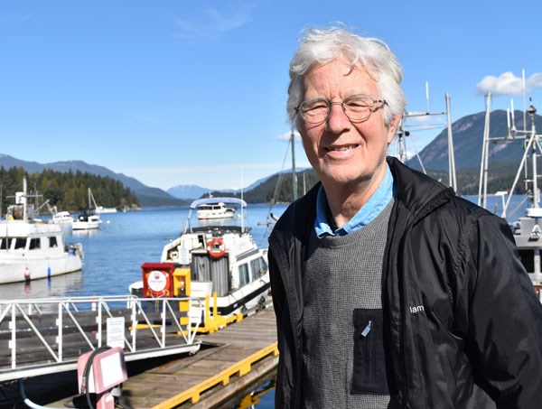 Artist Gordon Halloran says derelict boats in places such as near the government wharf in Sechelt could be transformed into artworks.