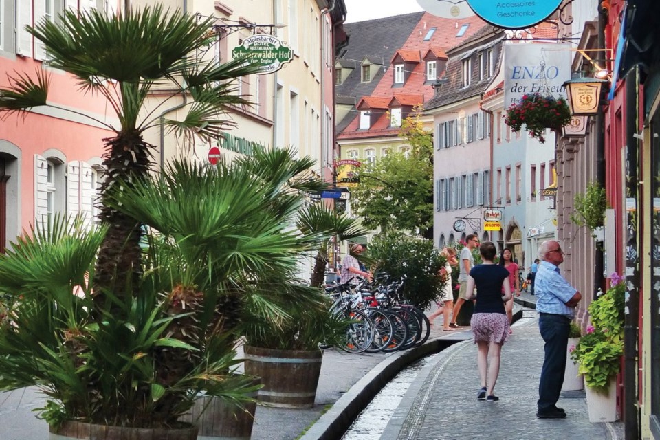 Freiburg, dubbed the "sunniest town in Germany," is mostly traffic-free, and home to 30,000 university students.