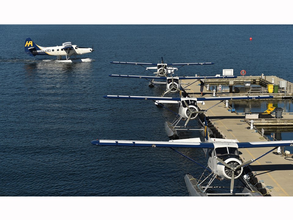 Harbour Air’s planes use a terminal in Coal Harbour known as the Vancouver Centre Flight Centre. Pho