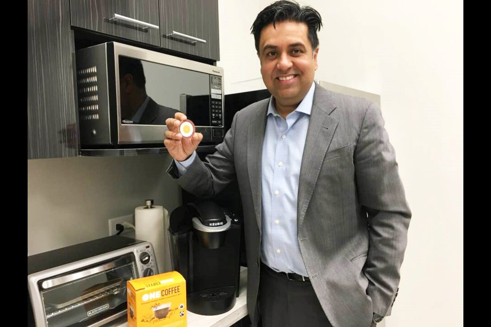 Richmond-Queensborough MLA Jas Johal has introduced a private member’s bill which would ban all sales of non-compostable, single-use beverage pods starting in 2022. Daisy Xiong photo