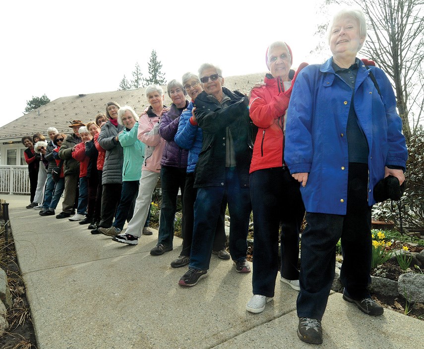 Lynn Valley Seniors walking group