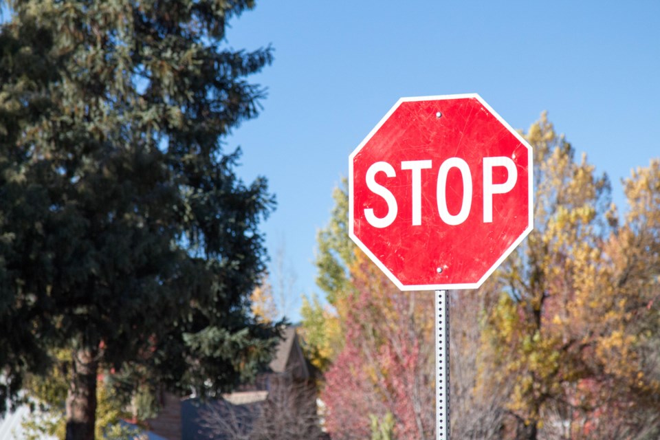 stop sign