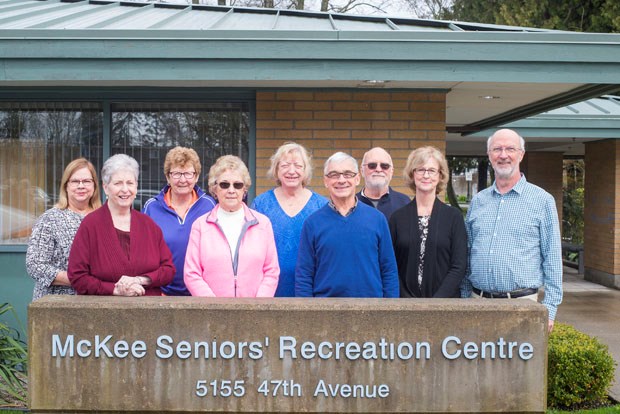 The McKee House Seniors Society held its annual general meeting earlier this month to elect a new board and update the constitution. The new board consists of Ben Branscombe, Debbie Lindsey, Jack MacDonald, Arla Tanner, Florence Gaze, Peggy Knight, Andy Pinch, Linda Sanderson and Susan Howe. Kathy Ross was absent from the photo.