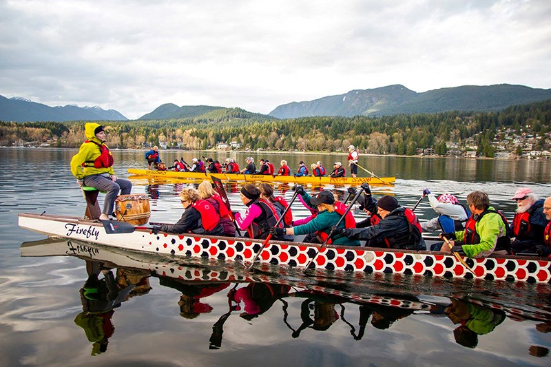 Dragon boaters