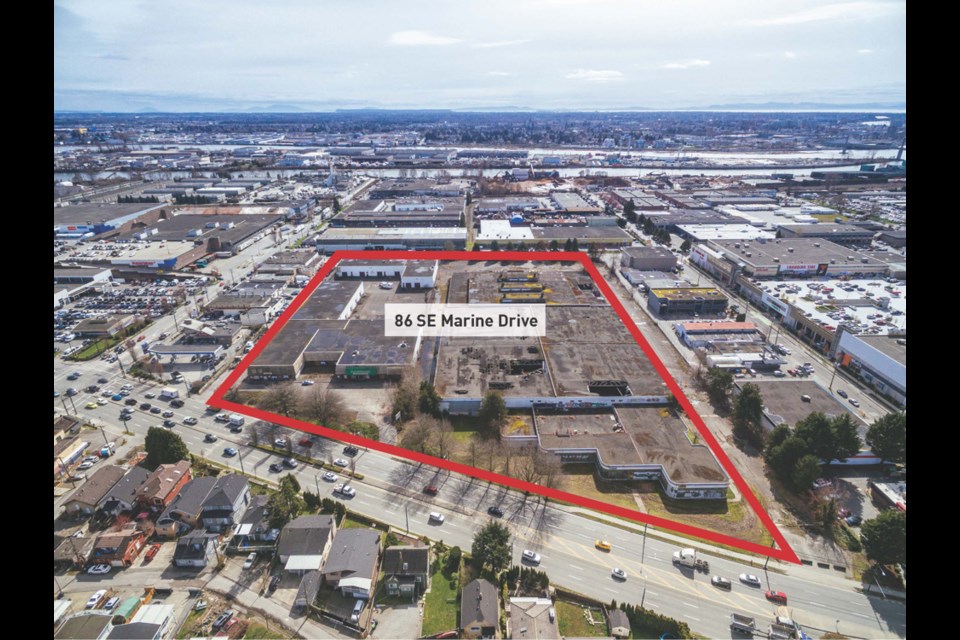 The acquisition of the 12.5 acre site at 86 Southeast Marine Dr. represents, in terms of square footage, the largest private sale in the last 10 years in the city, according to Hungerford Properties.