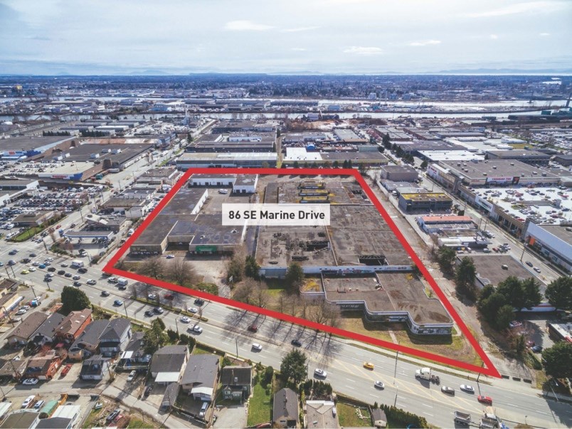 The acquisition of the 12.5-acre site at 86 Southeast Marine Dr. represents, in terms of square footage, the largest private sale in the last 10 years in the city, according to Hungerford Properties.