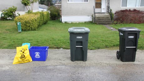 garbage bins