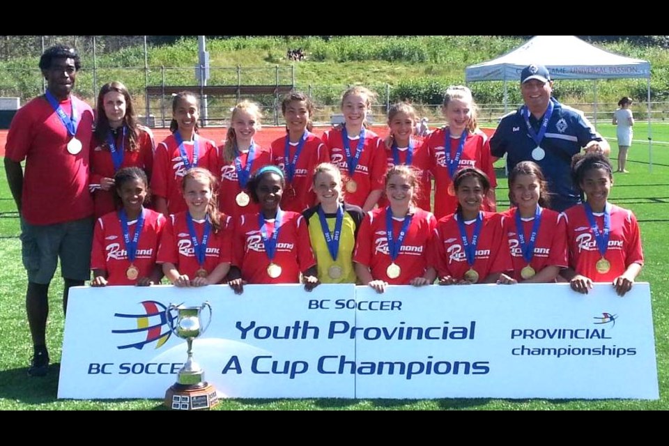 Back in 2013, the U13 Richmond All-Stars steamrolled to B.C. Soccer's Coastal and Provincial "A Cup titles. Five years later, six of their players are headed to collegiate careers across North America.