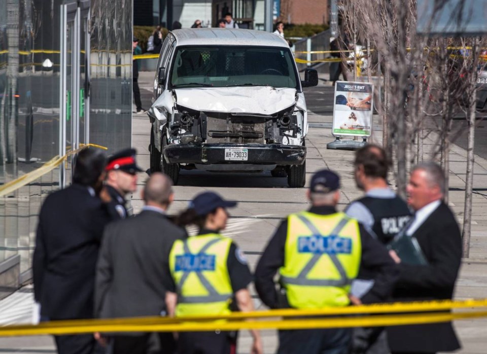 Toronto van crash