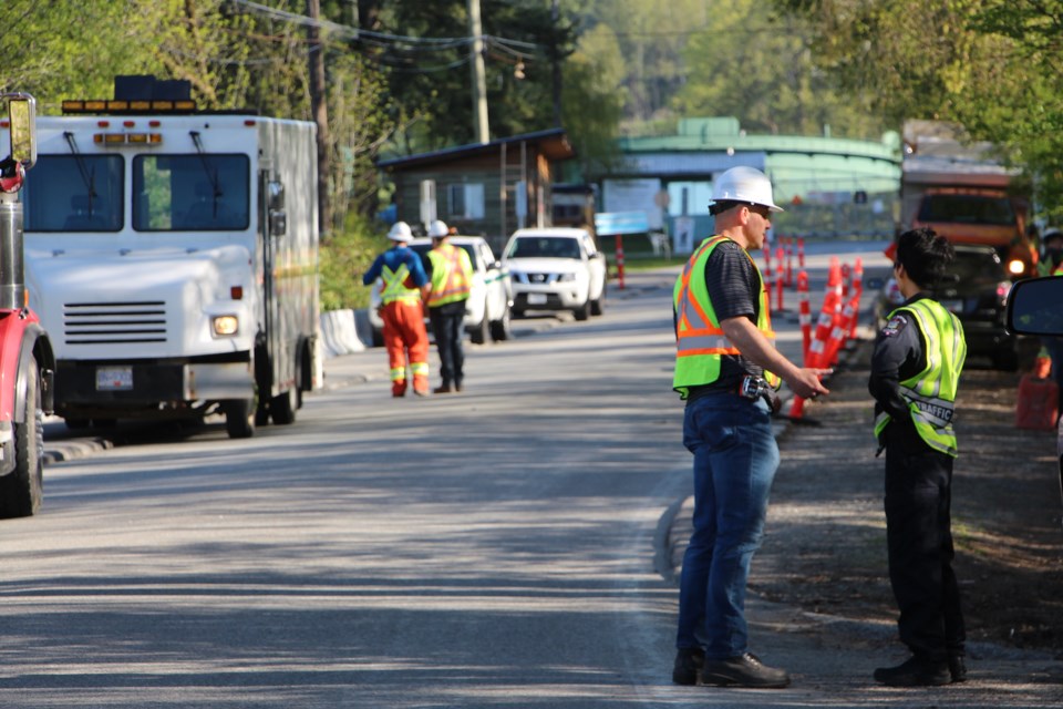 cement barricades kinder morgan