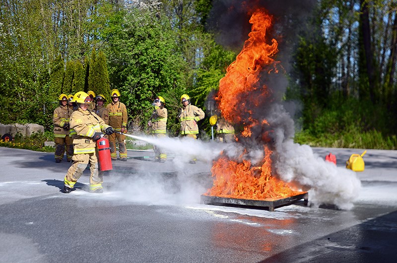 Fifteen local high school students took part in the Burnaby Fire Department's second annual youth academy this week.