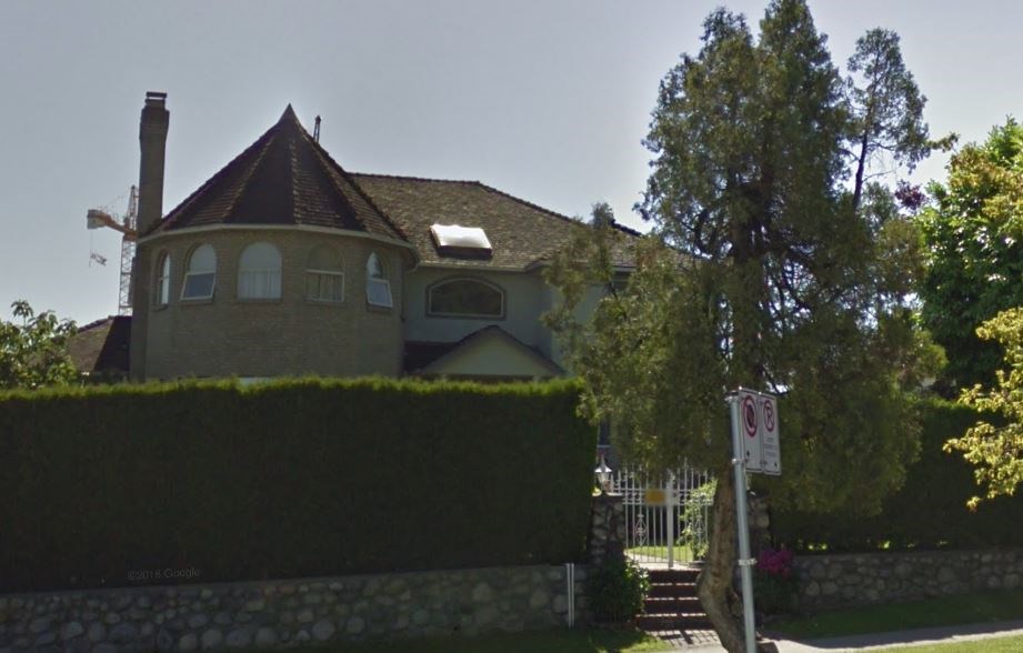 Cambie and King Edward haunted house Google Street View