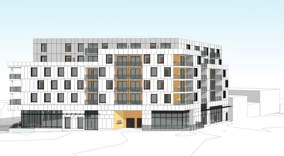 Kingsway Clark rental building rendering