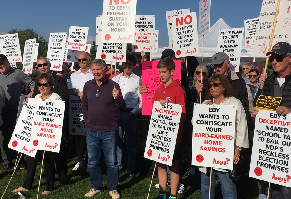 Point Grey tax protesters