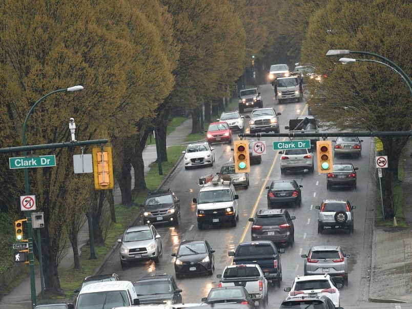 Partial and full closures on East First Avenue are scheduled to begin near the end of May. Phto Dan Toulgoet