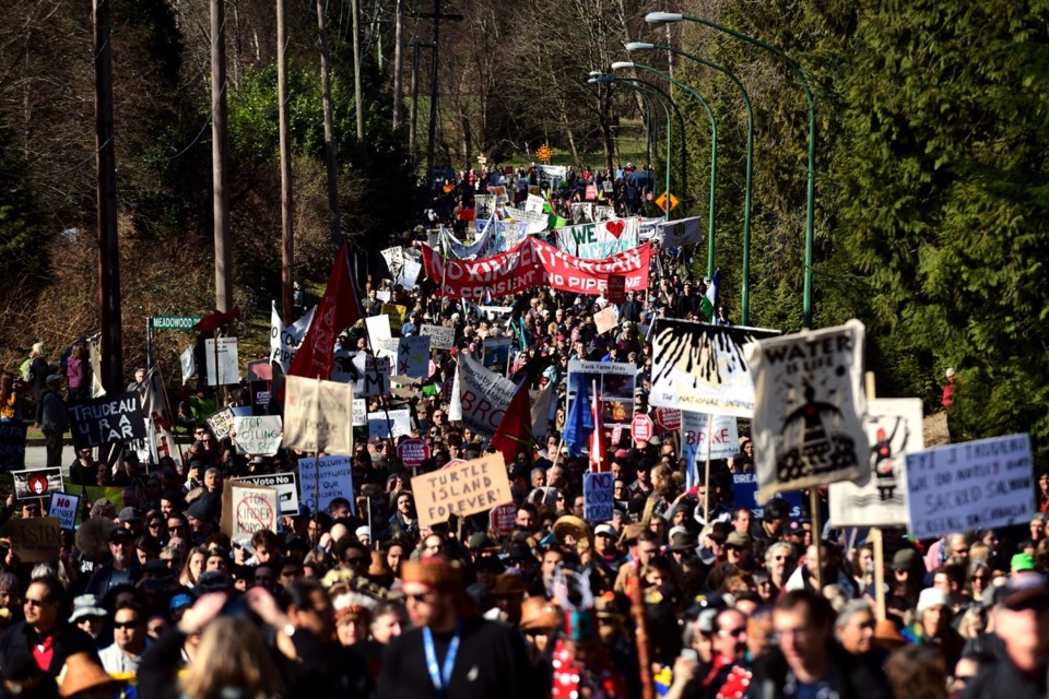 kinder morgan protest