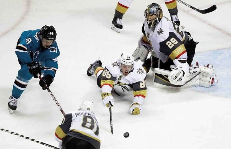 The Vegas Golden Knights eliminated the San Jose Sharks