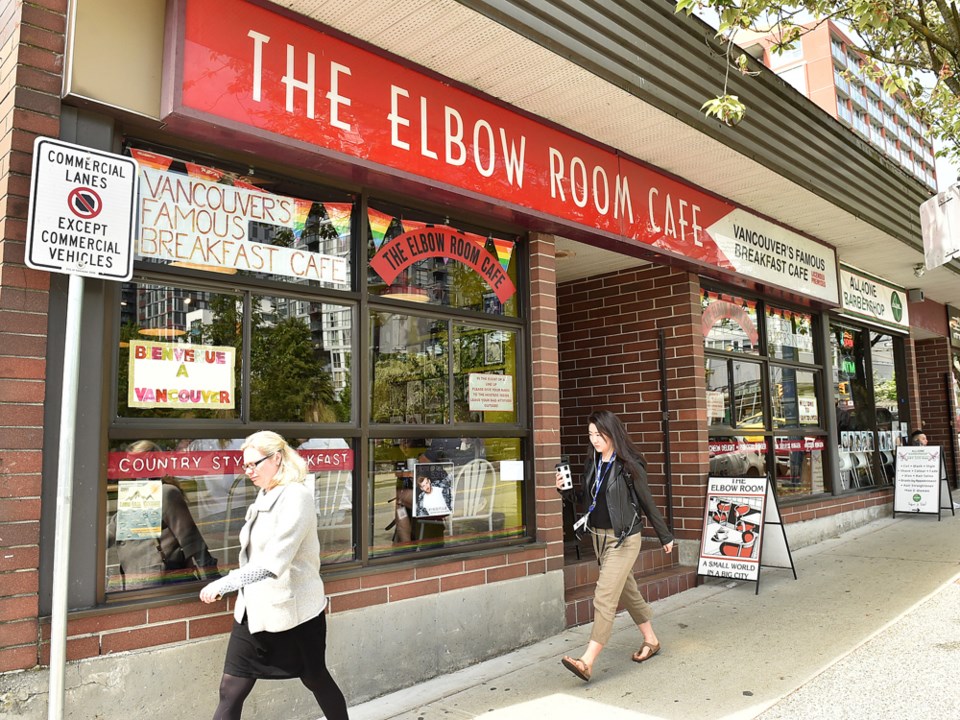 On May 4, the city announced the property, which houses the Elbow Room and several other establishme
