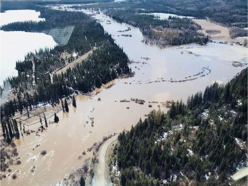 Flooding in the Nazko area