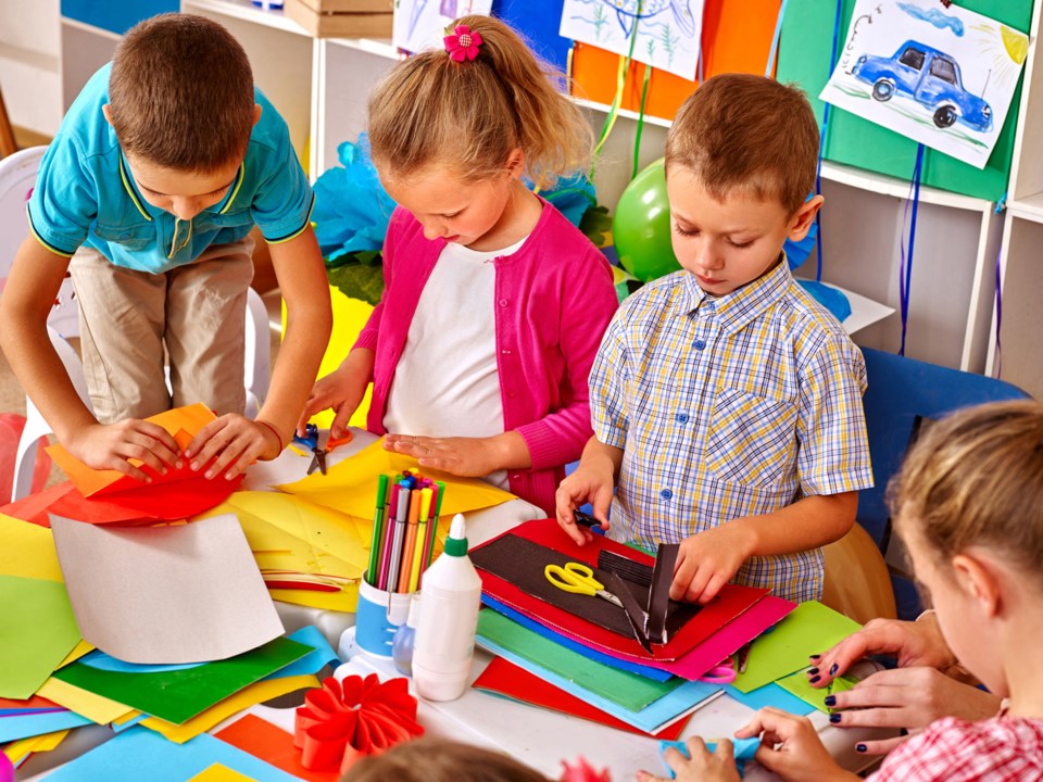 kids crafting, iStock